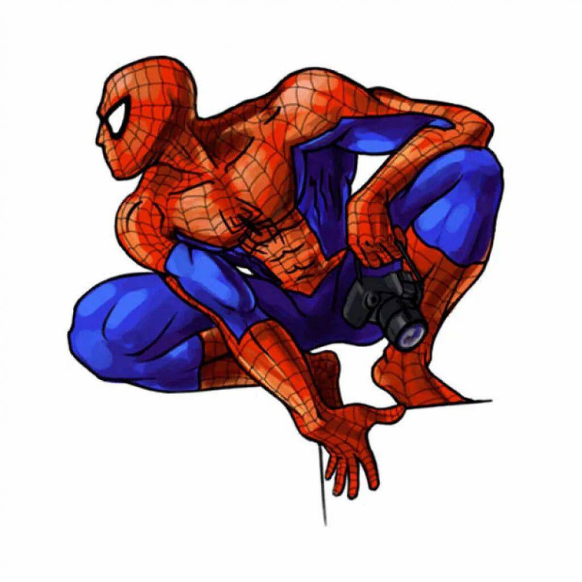 Человек паук рисунок #34