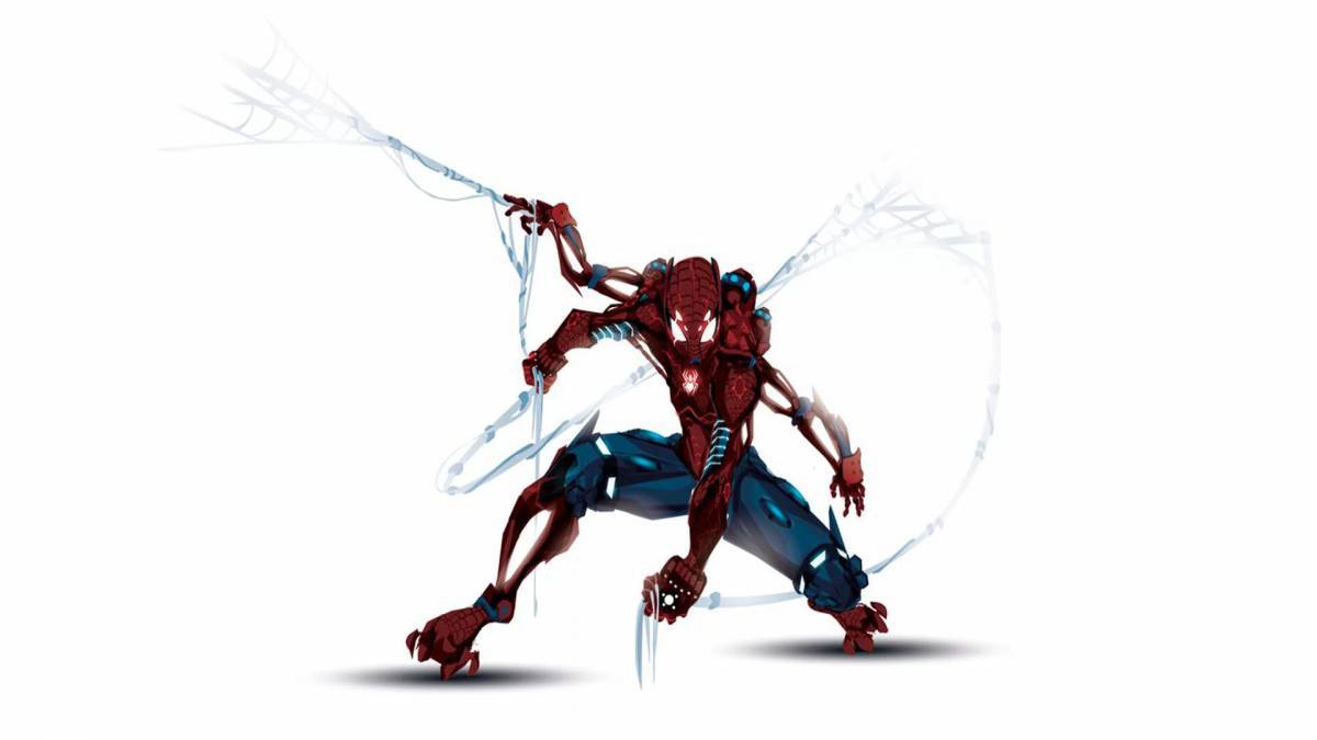 Человек паук робот #35