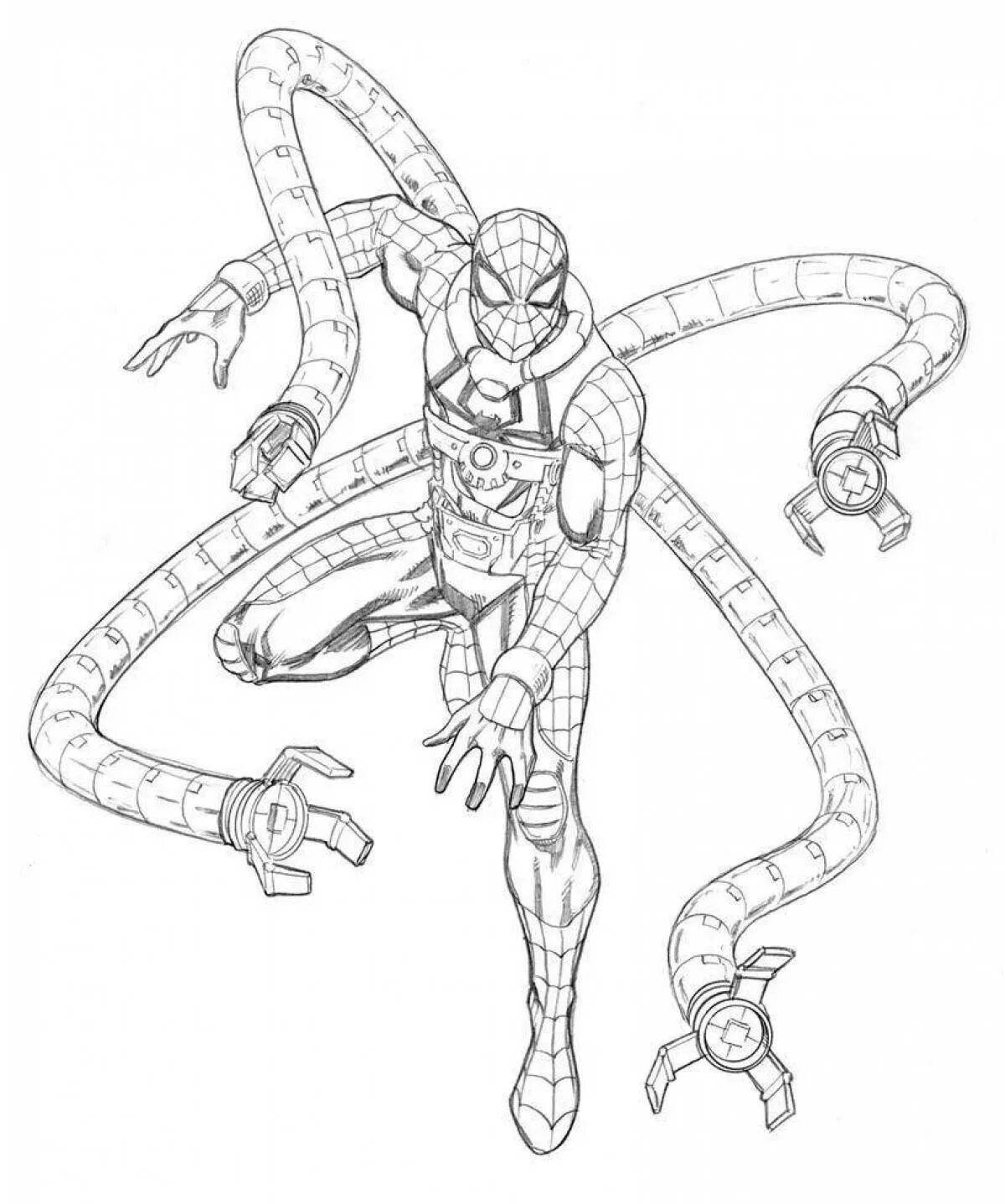 Человек паук с щупальцами #1