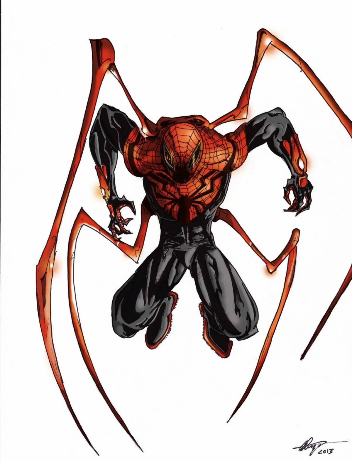 Человек паук с щупальцами #2