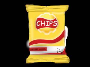 Раскраска чипсы для детей #33 #560830