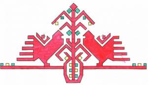 Раскраска чувашские узоры и орнаменты для детей #3 #561206
