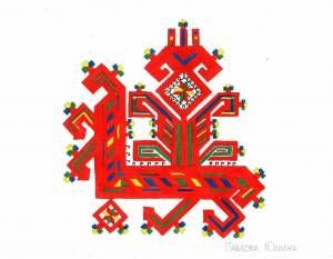 Раскраска чувашские узоры и орнаменты для детей #33 #561236