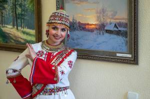 Раскраска чувашский национальный костюм #3 #561241