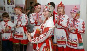 Раскраска чувашский национальный костюм #10 #561248