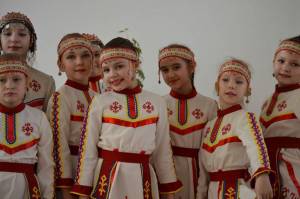 Раскраска чувашский национальный костюм #12 #561250