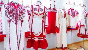Раскраска чувашский национальный костюм #14 #561252