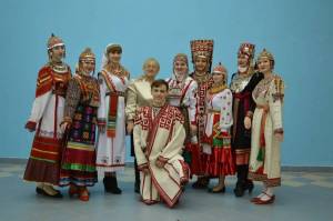 Раскраска чувашский национальный костюм #17 #561255
