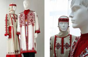 Раскраска чувашский национальный костюм #33 #561271