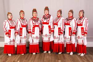 Раскраска чувашский национальный костюм #37 #561275