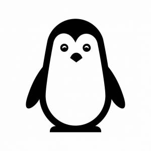 Раскраска шаблон пингвин #17 #562297