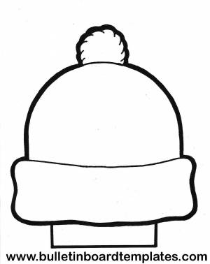 Раскраска шапочка для детей #28 #563293