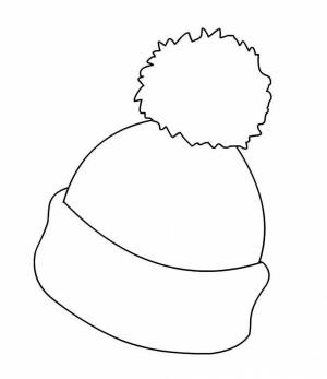 Раскраска шапочка для детей 3 4 лет #12 #563313