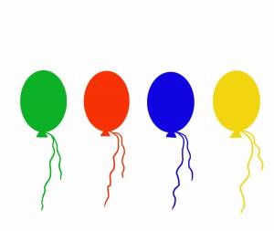 Раскраска шарики для детей 2 3 лет воздушные #8 #563575