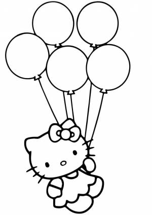 Раскраска шарики для детей 2 3 лет воздушные #11 #563578