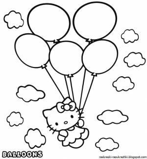 Раскраска шарики для детей 2 3 лет воздушные #19 #563586