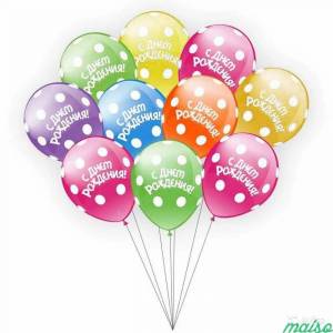 Раскраска шарики с днем рождения #39 #563682