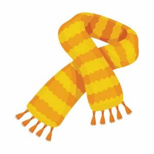 Раскраска шарф для детей 2 3 лет #21 #563776