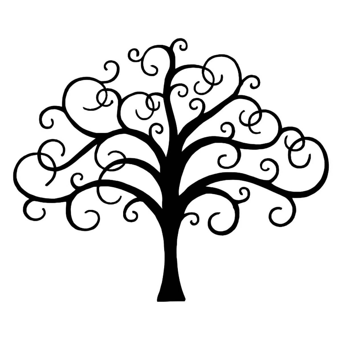 Шаблон дерево #13