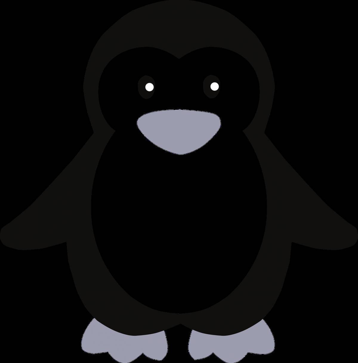 Шаблон пингвин #1