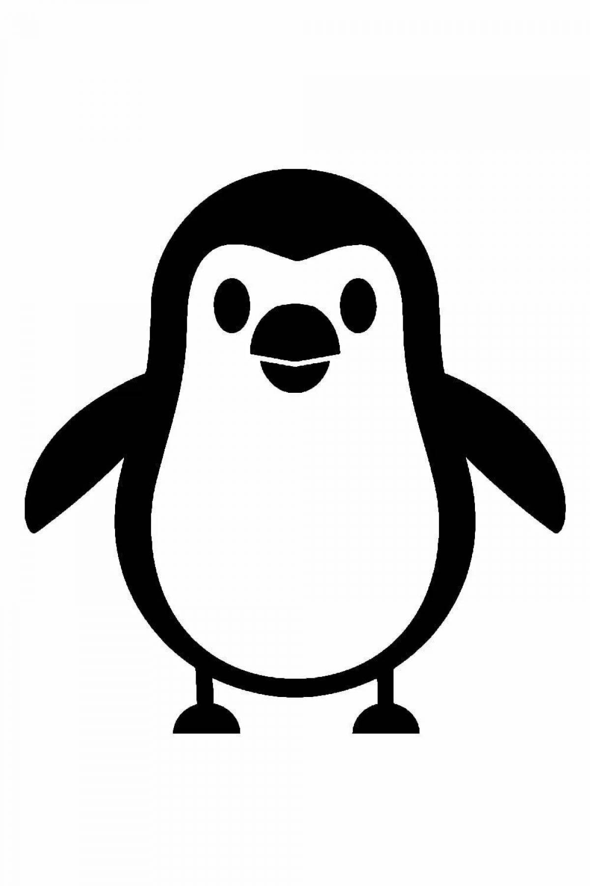 Шаблон пингвин #28