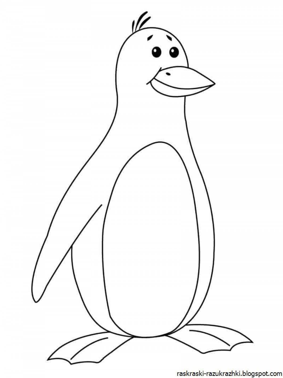 Шаблон пингвин #31