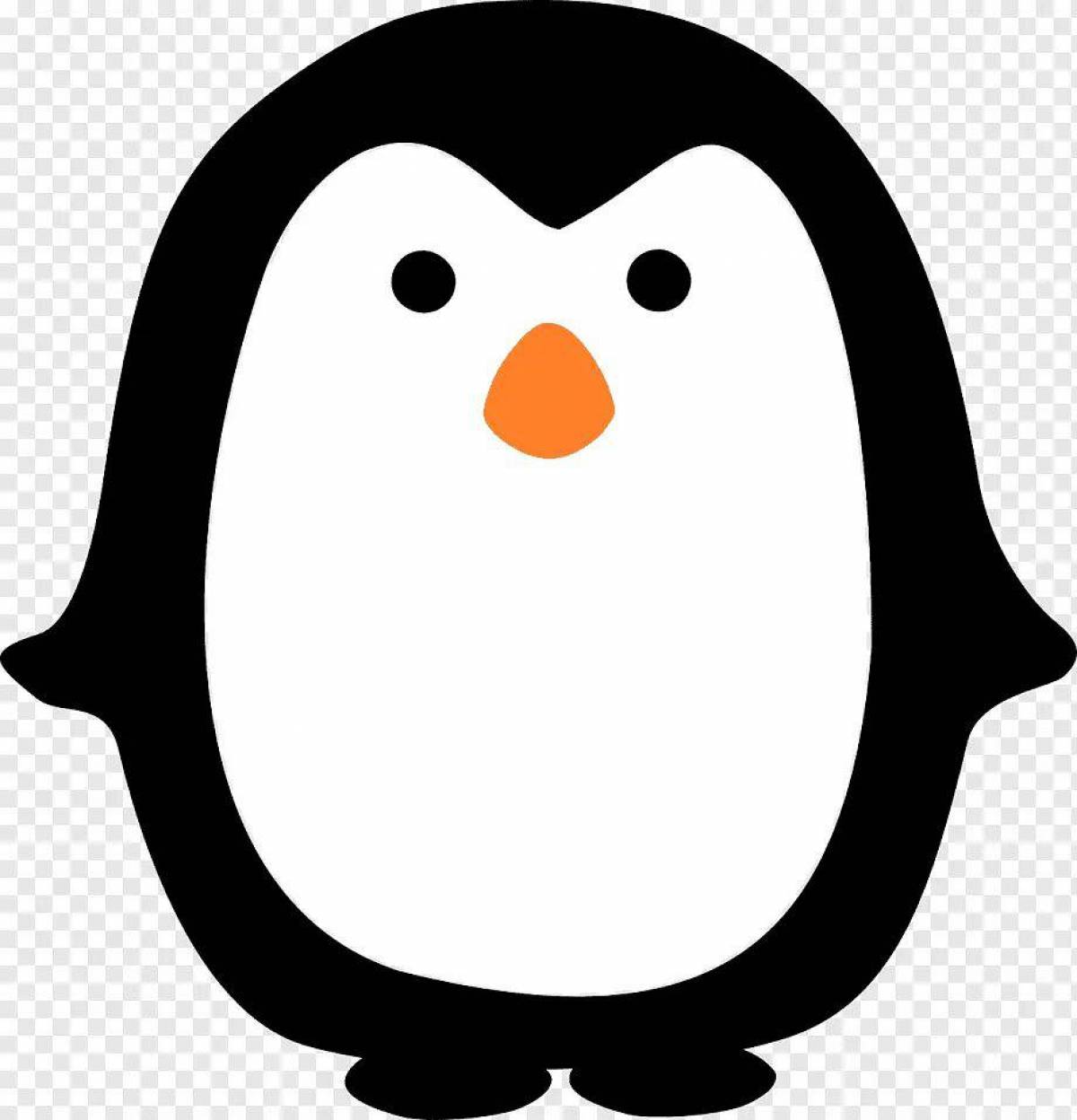 Шаблон пингвин #39