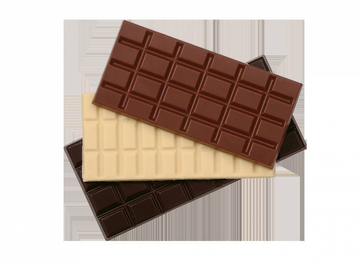 Тёмный шоколад молочный шоколад белый шоколад