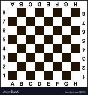 Раскраска шахматная доска для детей #4 #564073