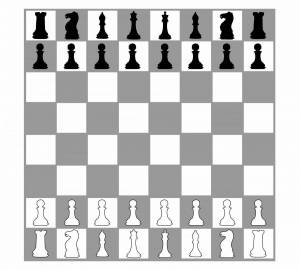 Раскраска шахматная доска для детей #5 #564074