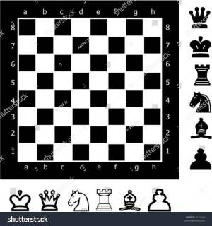 Раскраска шахматная доска для детей #7 #564076