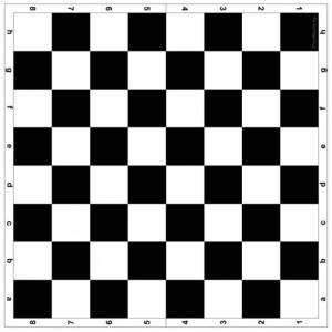 Раскраска шахматная доска для детей #12 #564081