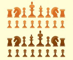 Раскраска шахматные фигуры #8 #564104