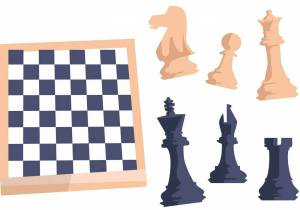 Раскраска шахматные фигуры для детей #16 #564141