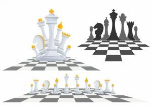 Раскраска шахматные фигуры для детей #27 #564152