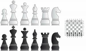 Раскраска шахматные фигуры для детей #34 #564159