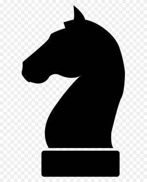Раскраска шахматный конь #1 #564161
