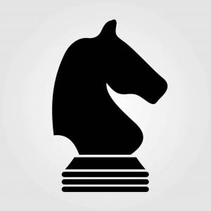 Раскраска шахматный конь #3 #564163