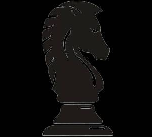 Раскраска шахматный конь #10 #564170