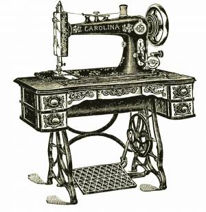 Раскраска швейная машинка #5 #564357