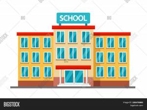 Раскраска школа здание #4 #565390