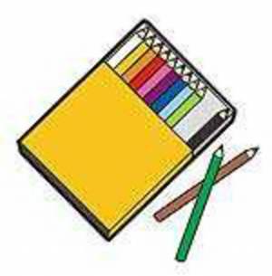 Раскраска школьные принадлежности для детей #14 #565640