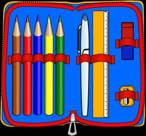 Раскраска школьные принадлежности для детей #17 #565643