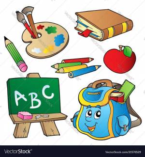 Раскраска школьные принадлежности для детей 6 7 лет #19 #565676