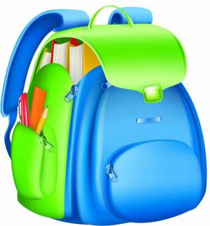 Раскраска школьный рюкзак #2 #565830