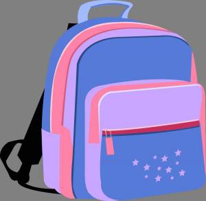 Раскраска школьный рюкзак #9 #565837