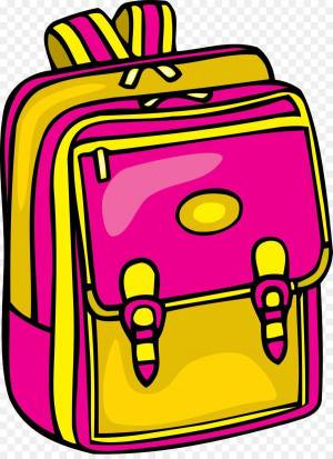Раскраска школьный рюкзак #26 #565854