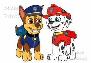 Раскраска щенячий патруль детские #11 #567516