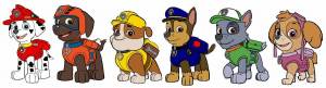 Раскраска щенячий патруль детские #18 #567523