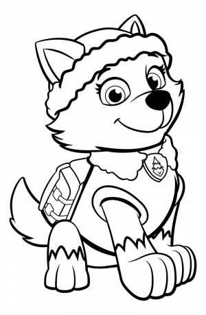Раскраска щенячий патруль для детей 4 5 лет #25 #567564